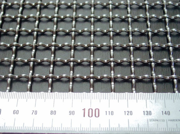 ステンレスクリンプ金網2.0mm×10mm目